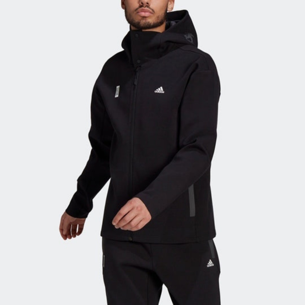 Adidas x Jet Li Warm Sports Hooded Jacket - size M - Picture 2 of 5